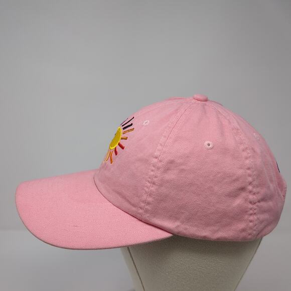 Born To Shine Strapback Baseball Cap Pink One Size Adjustable Embroidered Ha - Picture 3 of 10